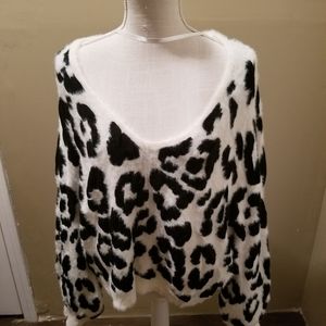 Leopard print sweater